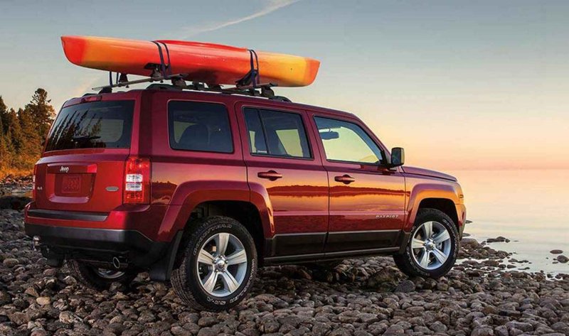 10 ft Kayak on the roof...no problem BUT - Jeep Patriot Forums