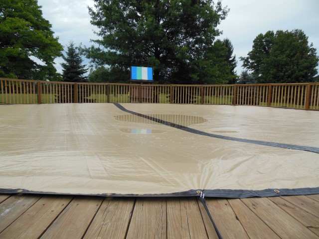 Deck Ideas Page 4 Trouble Free Pool, How To Install Winter Cover On Above Ground Pool With Deck